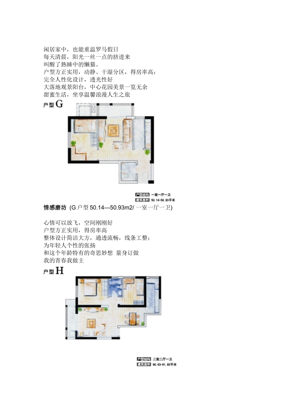 房地产项目经典户型分析_第2页