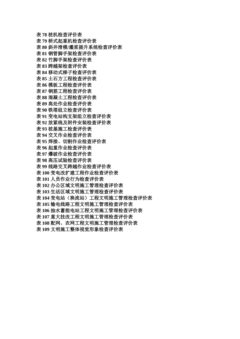 南方电网基建工程安全文明施工检查评价表_第3页
