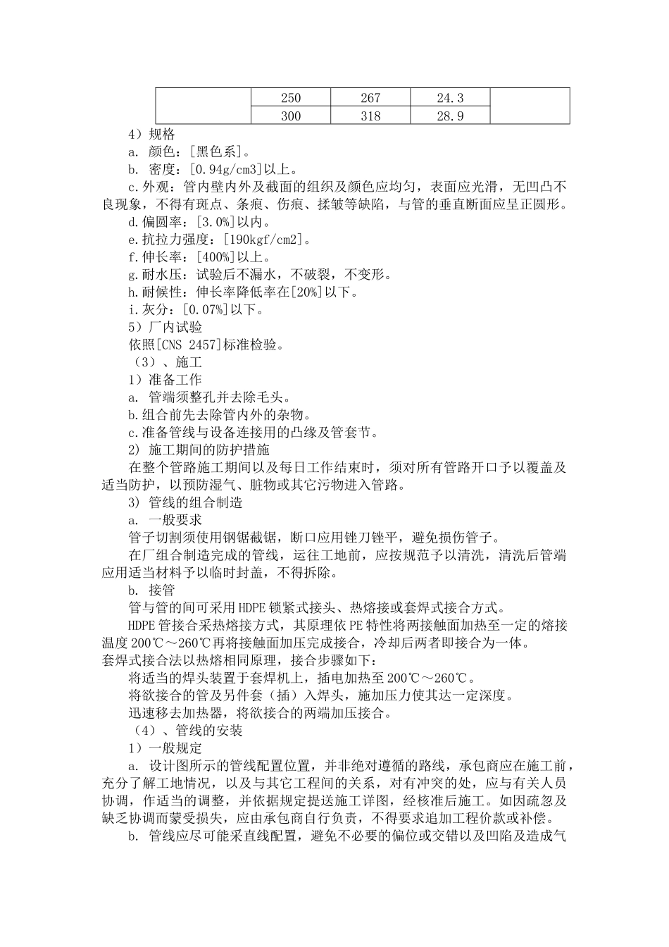 我公司负责施工的南京城区给水管道工程中部分采用了高密度聚乙烯_第2页