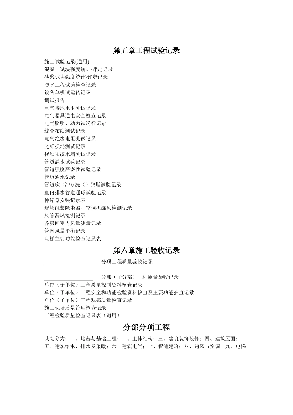 建筑工程资料(全套)表格_第2页
