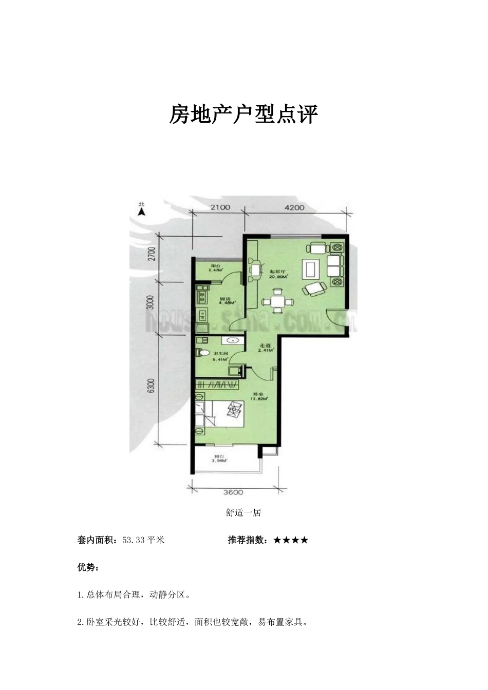 房地产各种户型点评_第1页