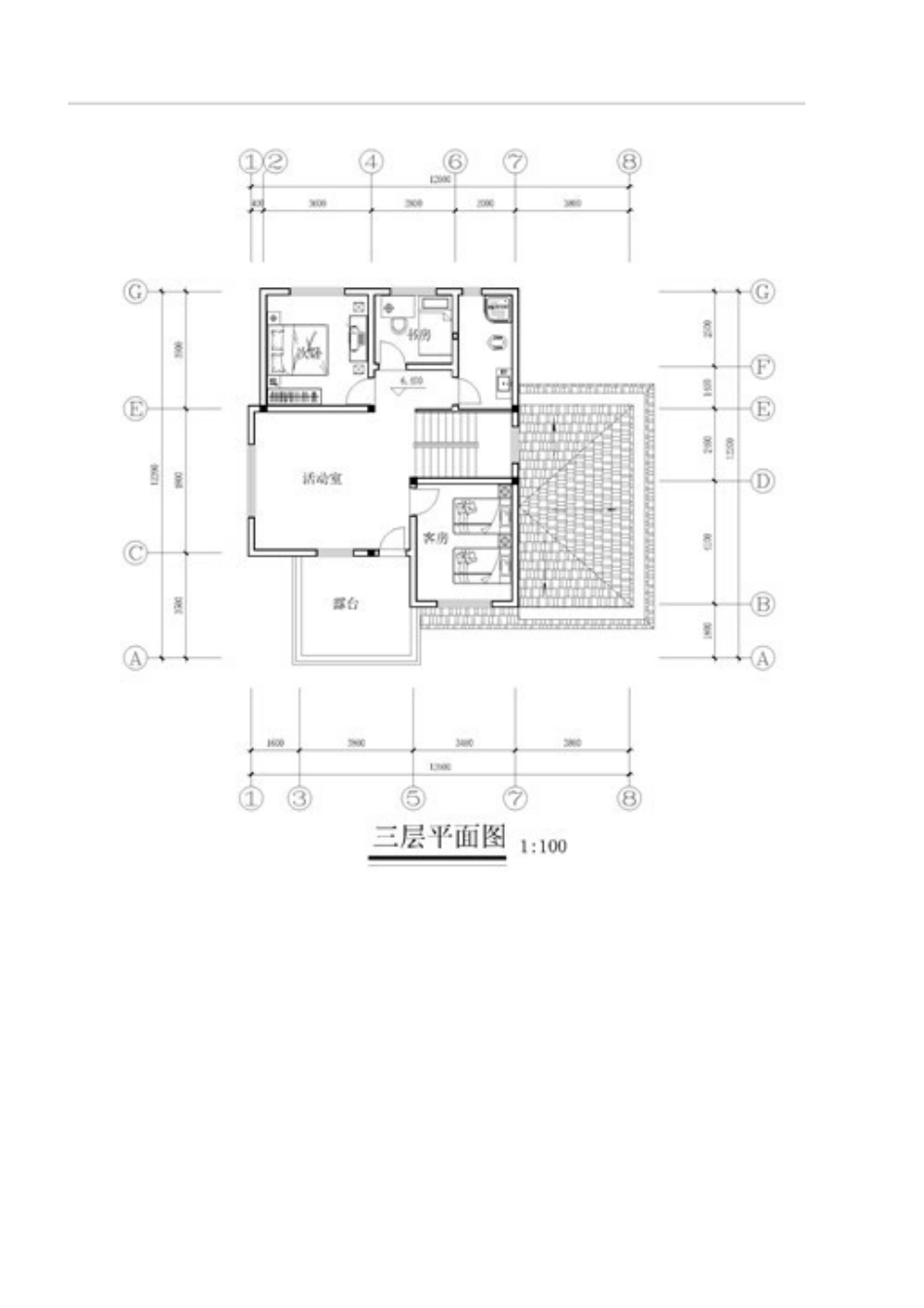 新农村漂亮别墅户型_第3页