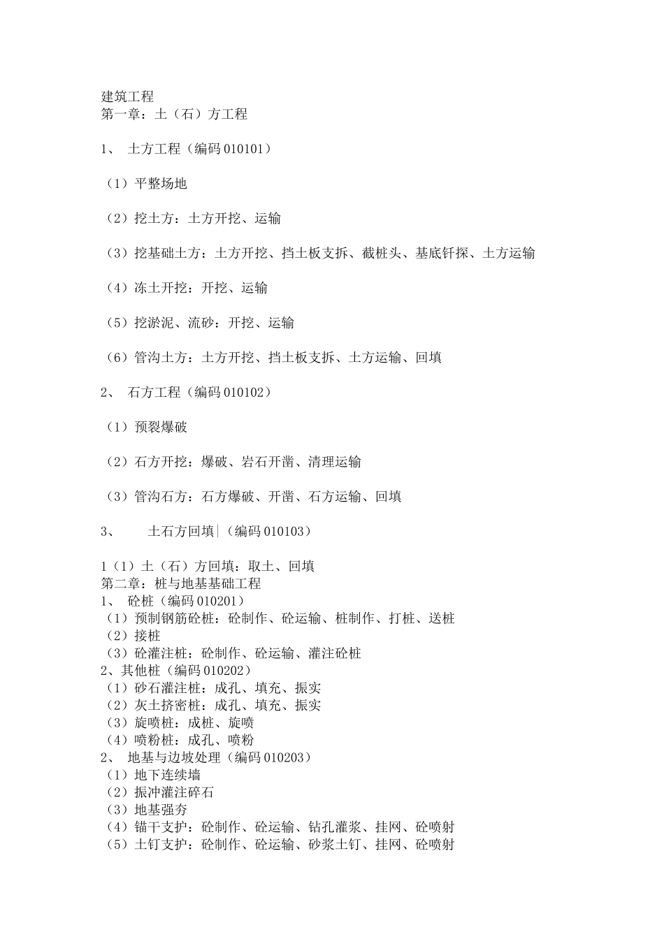 建筑工程 学习预算基础材料_第1页