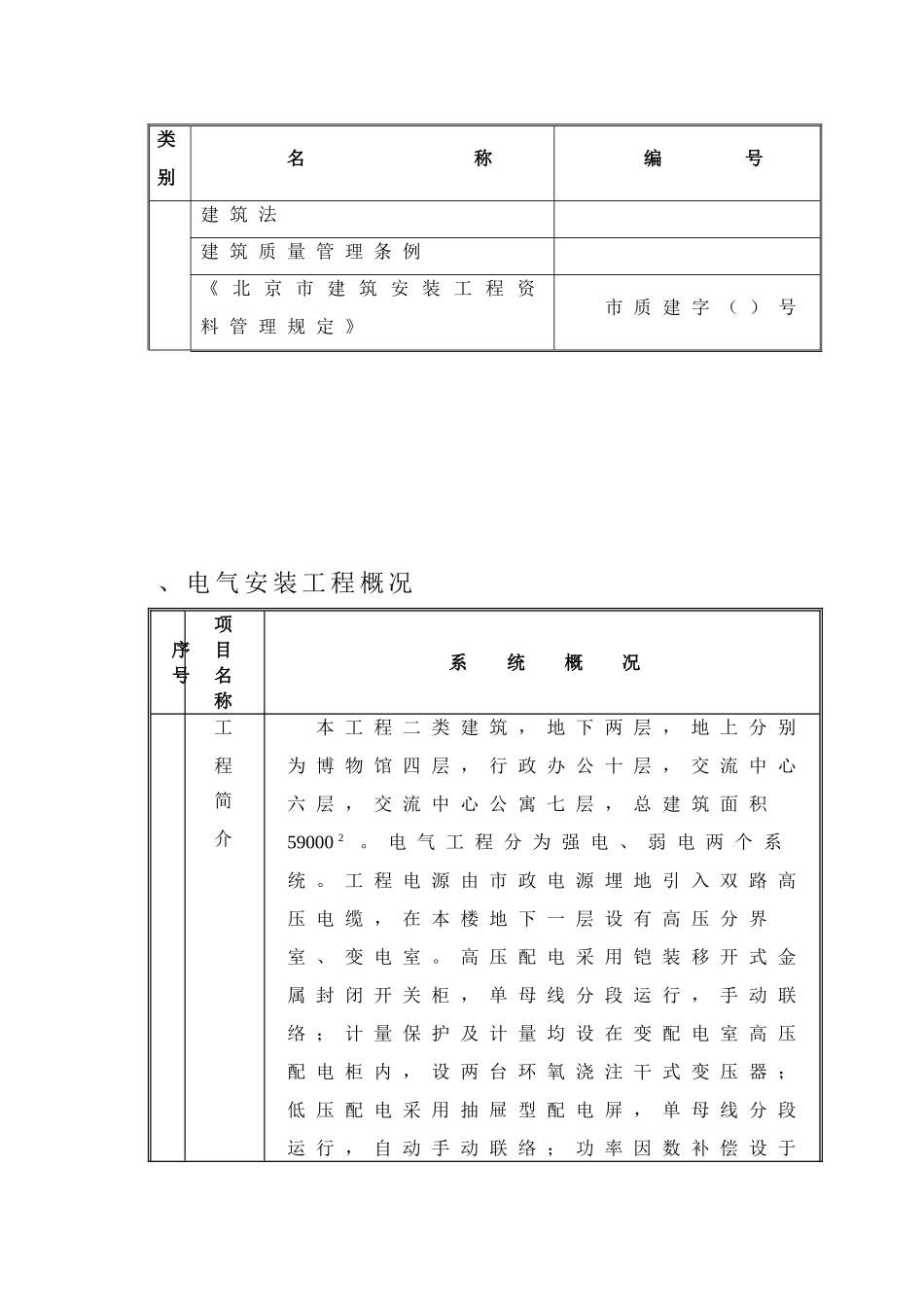 地工程电气施工组织设计方案二防电气施组(36页)_第3页