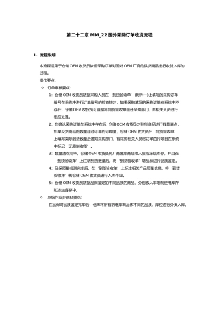 国外采购订单收货流程