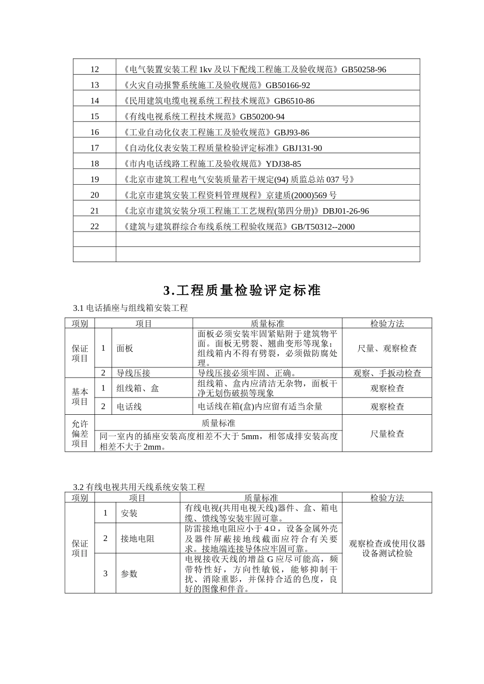 弱电安装工程施工质量理实施细则_第3页
