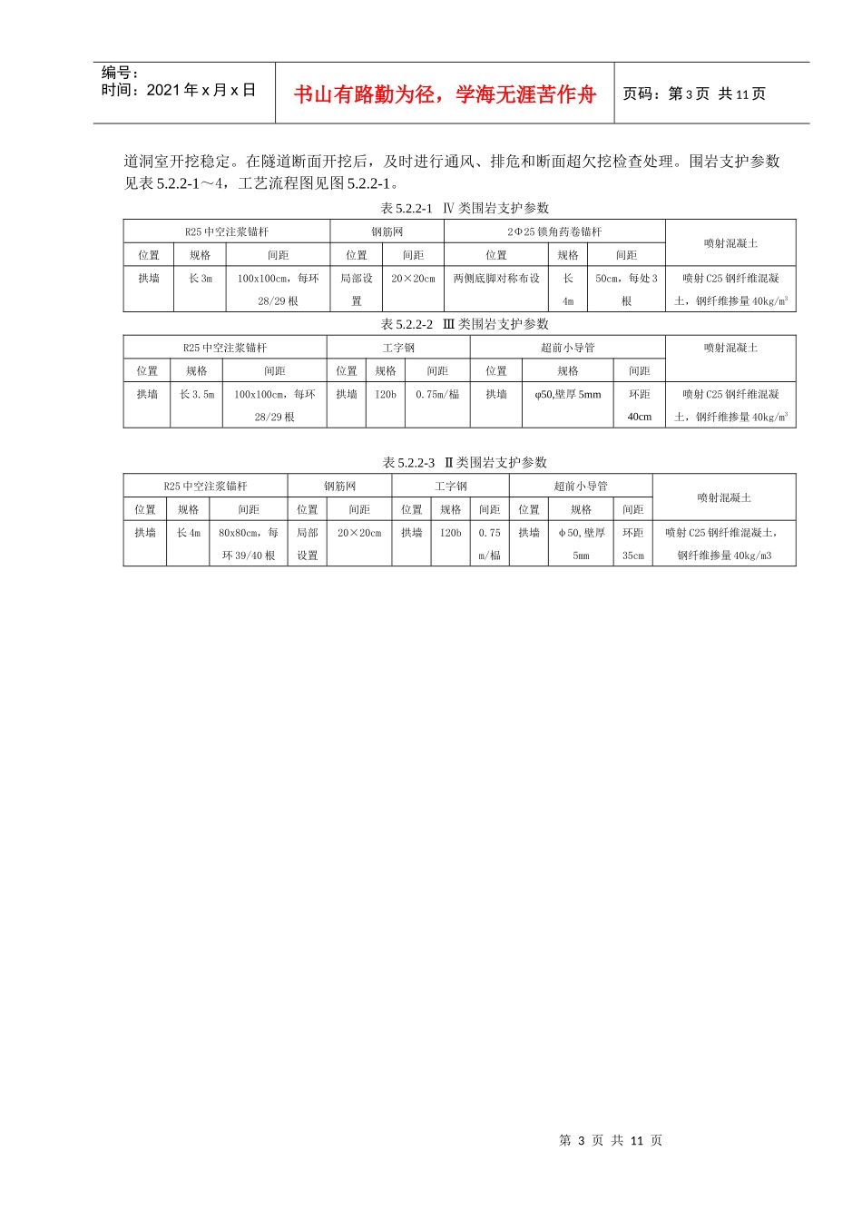 四车道大跨度公路隧道施工工法_第3页