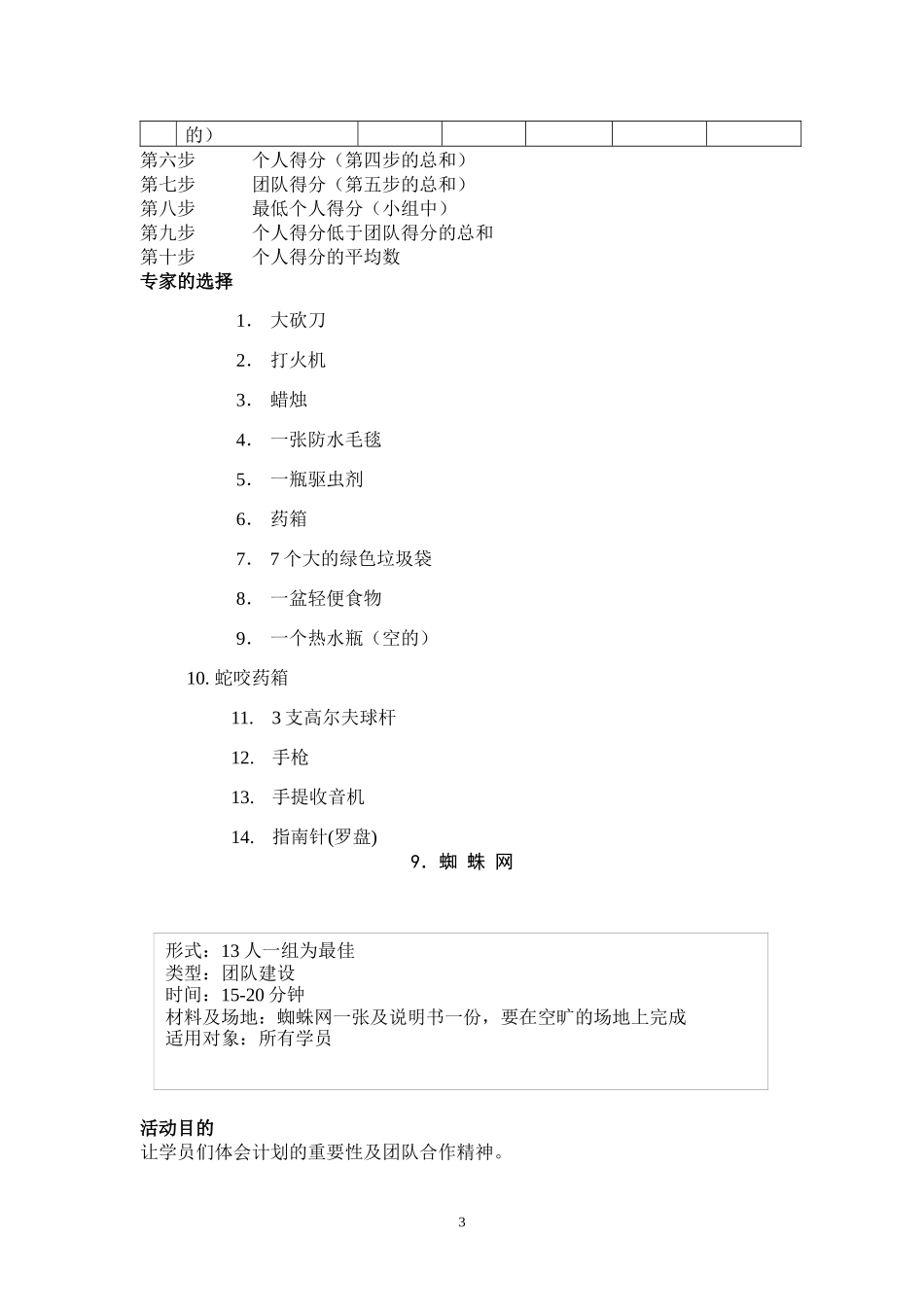 团队建设游戏大全_第3页
