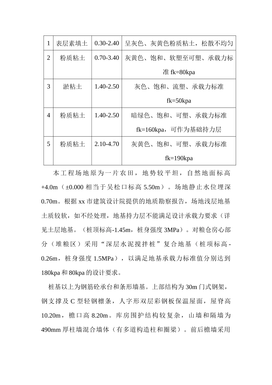 国家粮食储备库施工组织设计_第3页