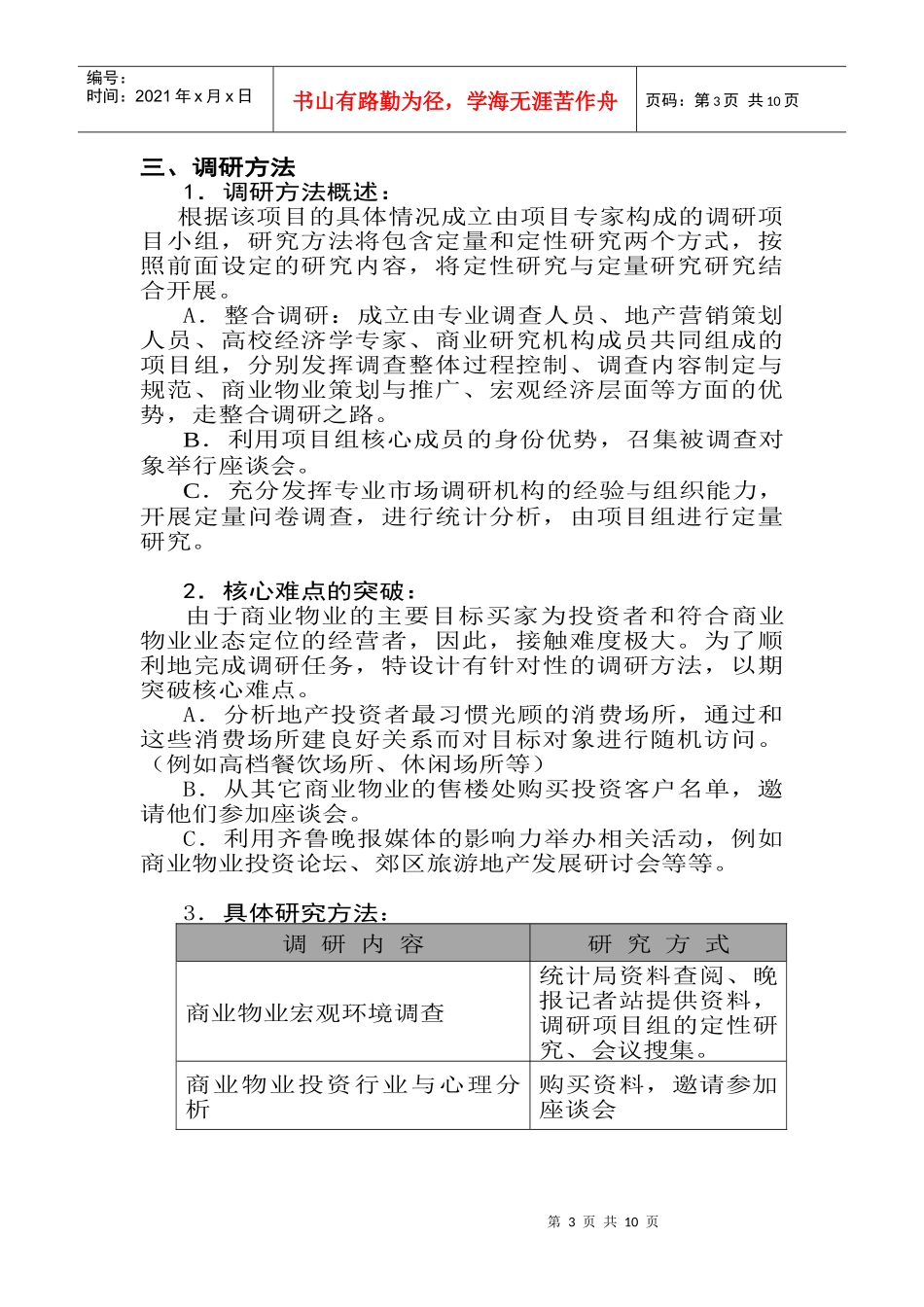 国际风情街项目调研规划书_第3页