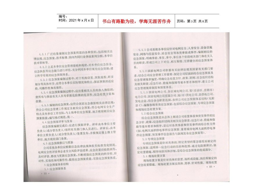 国家电网公司应急预案编制规范_第3页
