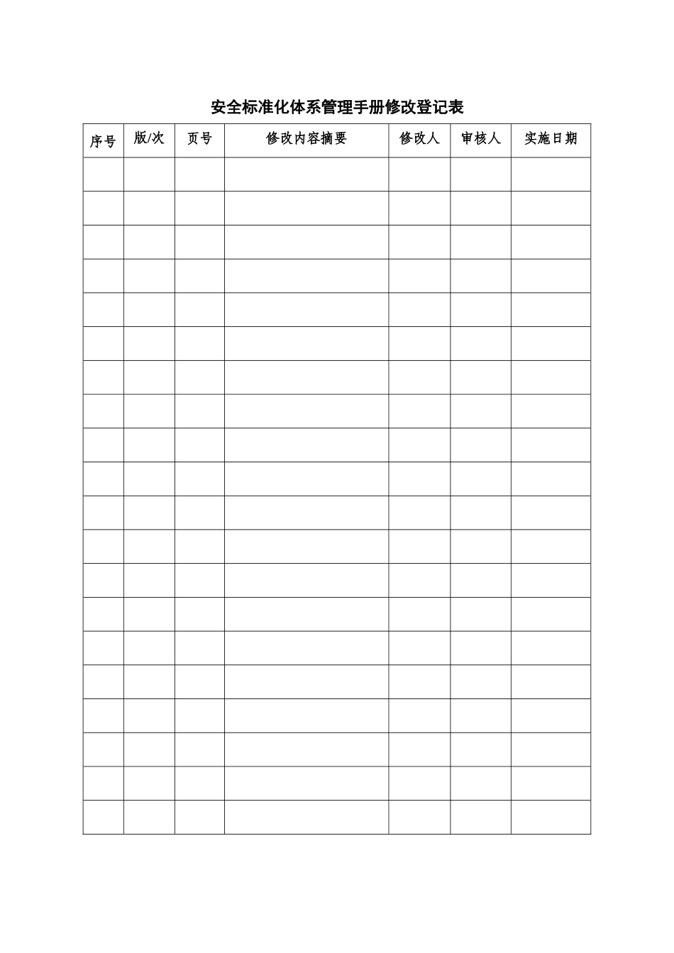 地下矿山安全标准化管理手册_第2页