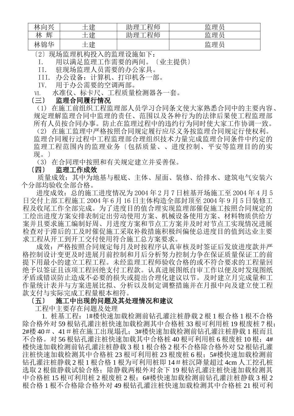 某学生公寓及食堂监理工作总结_第3页