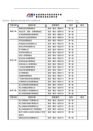 国美电器有限公司经营管理手册