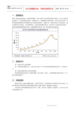 团购行业分析报告