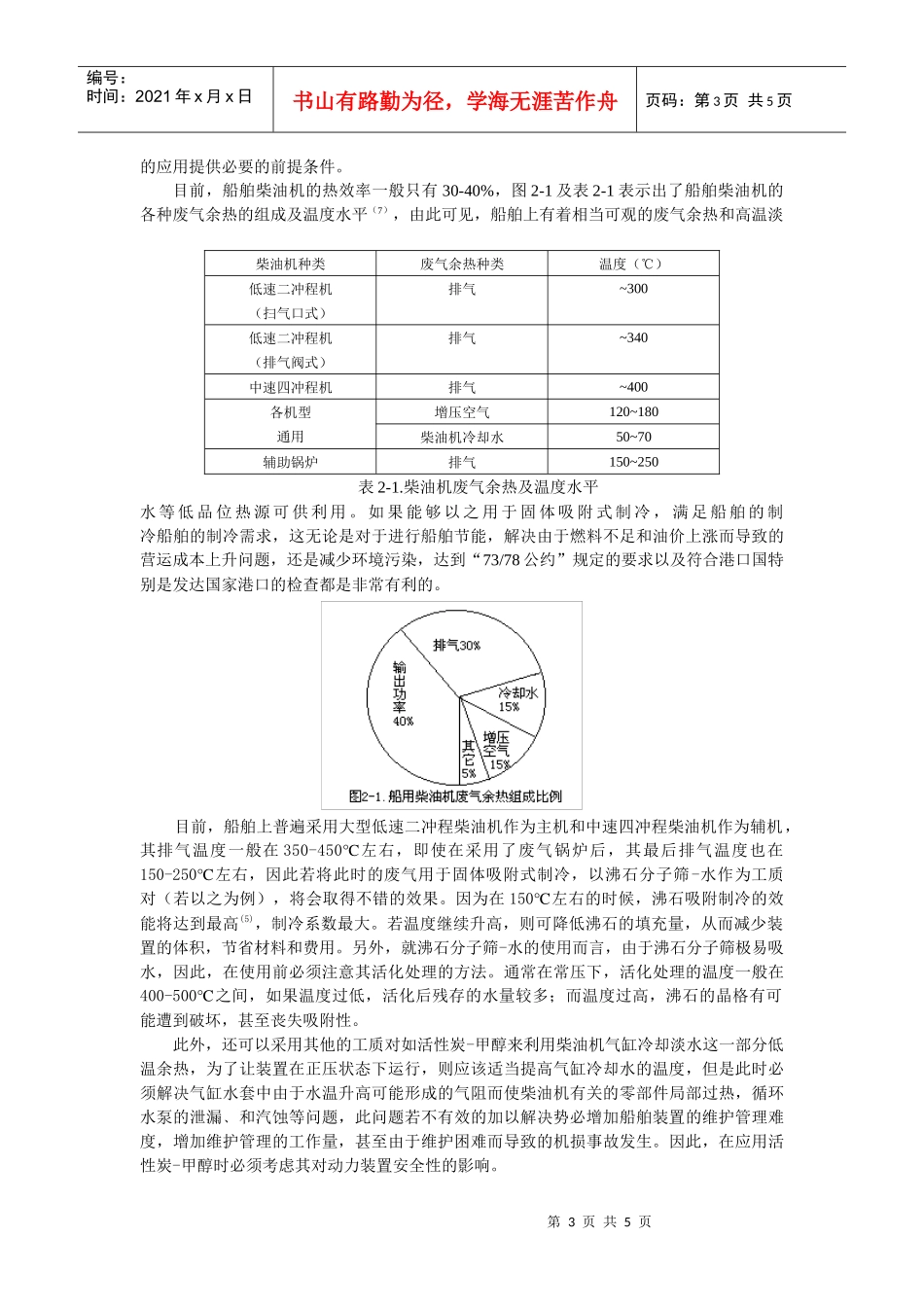 固体吸附式制冷在船舶上应用的可行性及前景_第3页