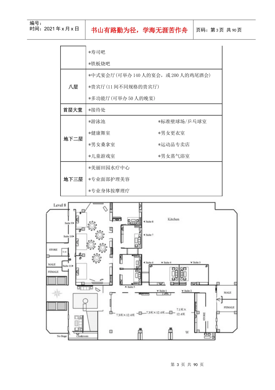 国内知名私人俱乐部调查问卷_第3页