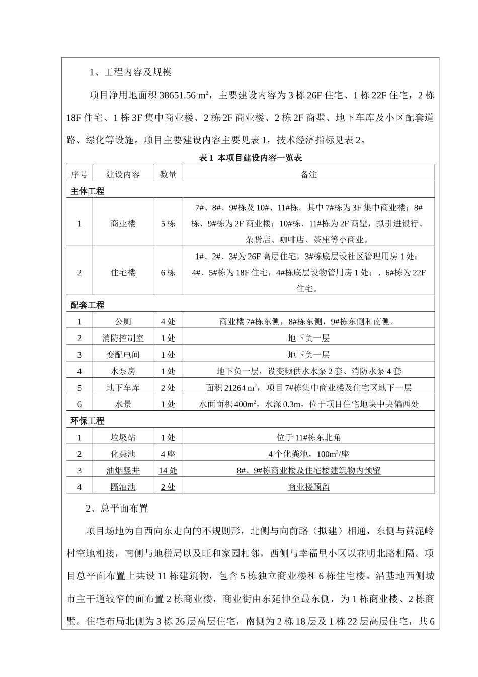 房地产建设项目环境影响报告表_第3页