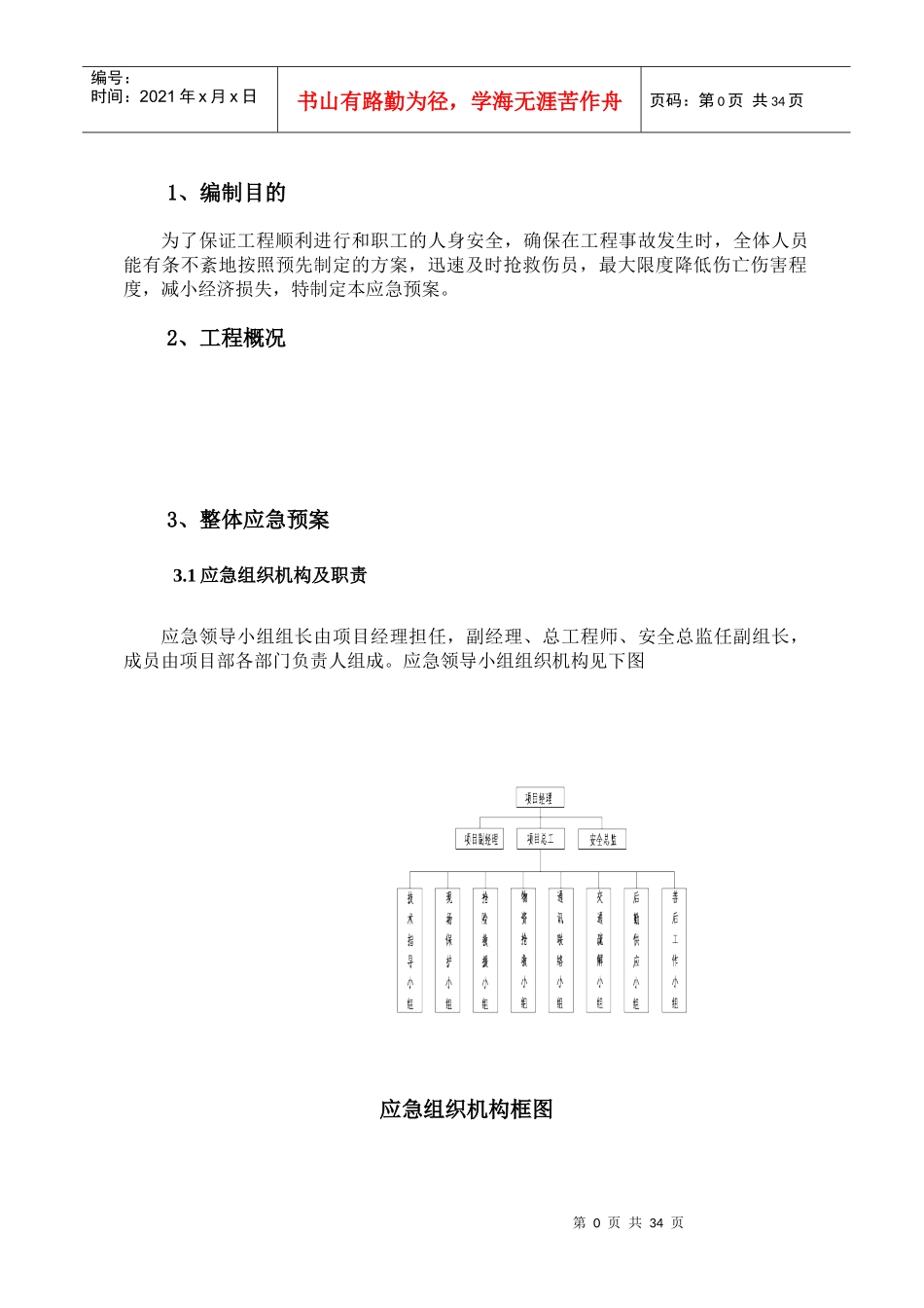 地铁工程整体应急预案_第3页