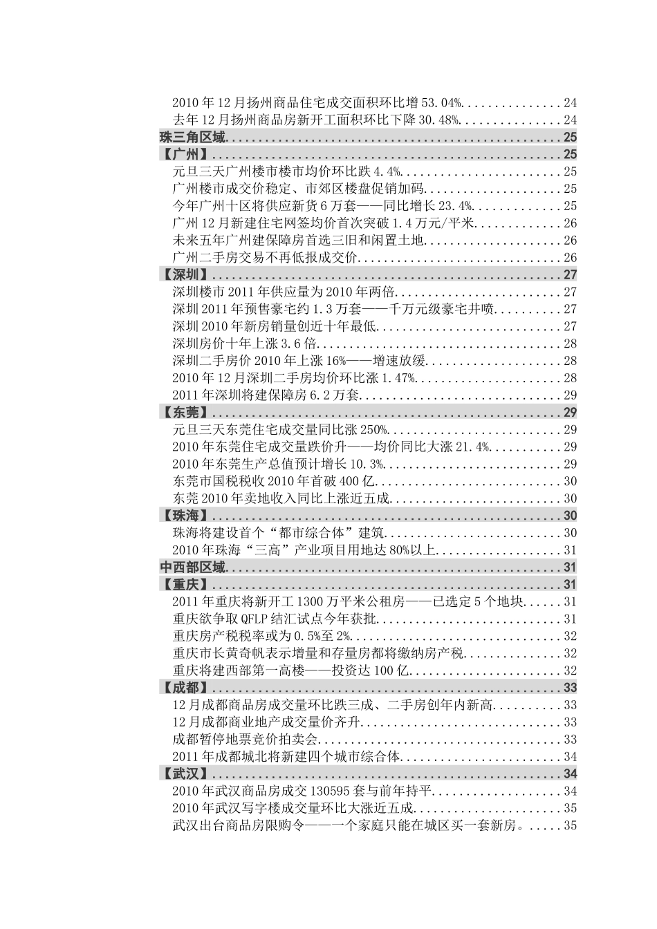 房地产区域市场监测报告（XXXX0115）_第3页
