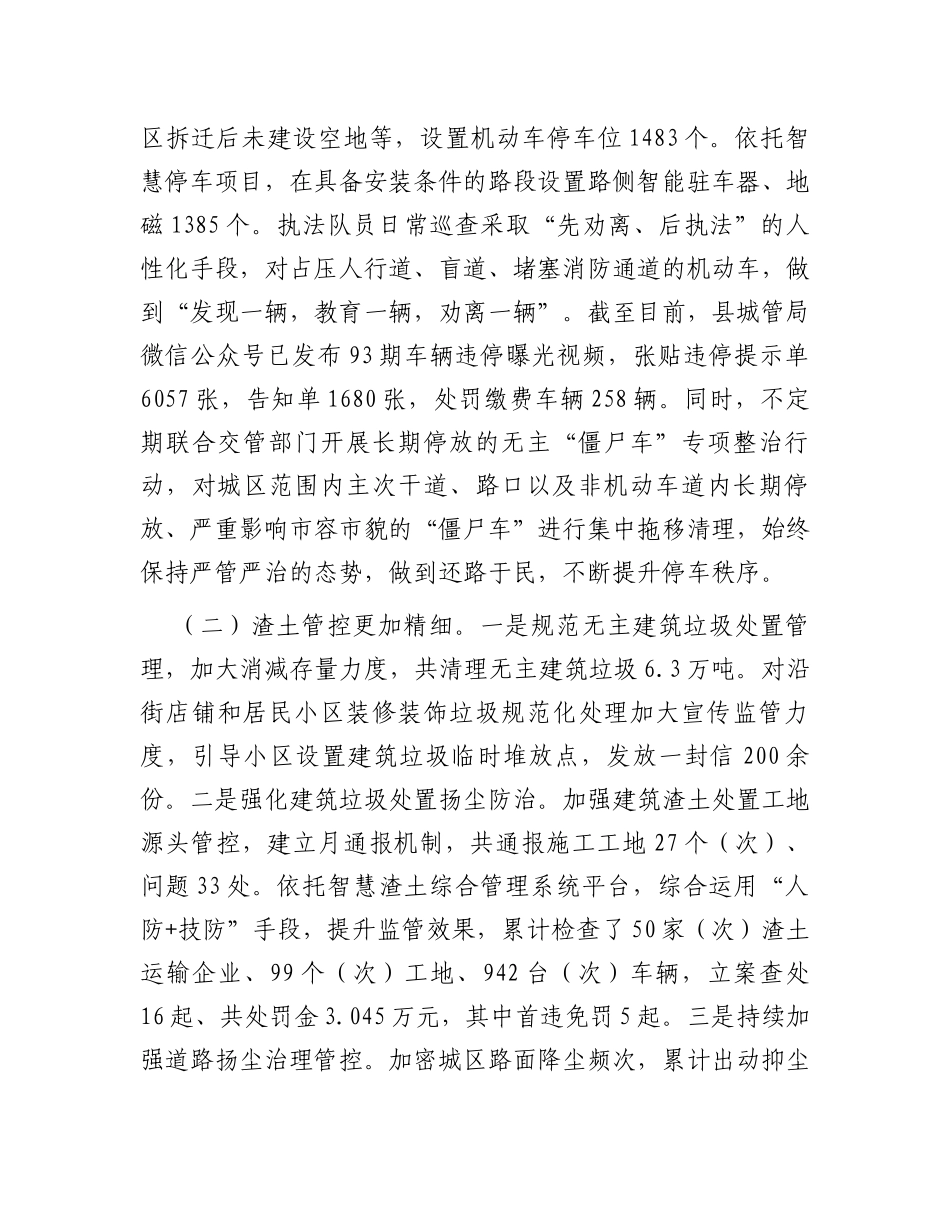 县城管局2023年度工作总结及2024年工作计划_第2页