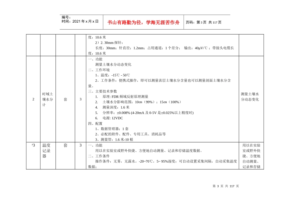 四川省林业科学研究院实验室设备公开招标采购征求意见..._第3页