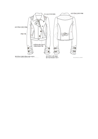 形象设计服装款式图