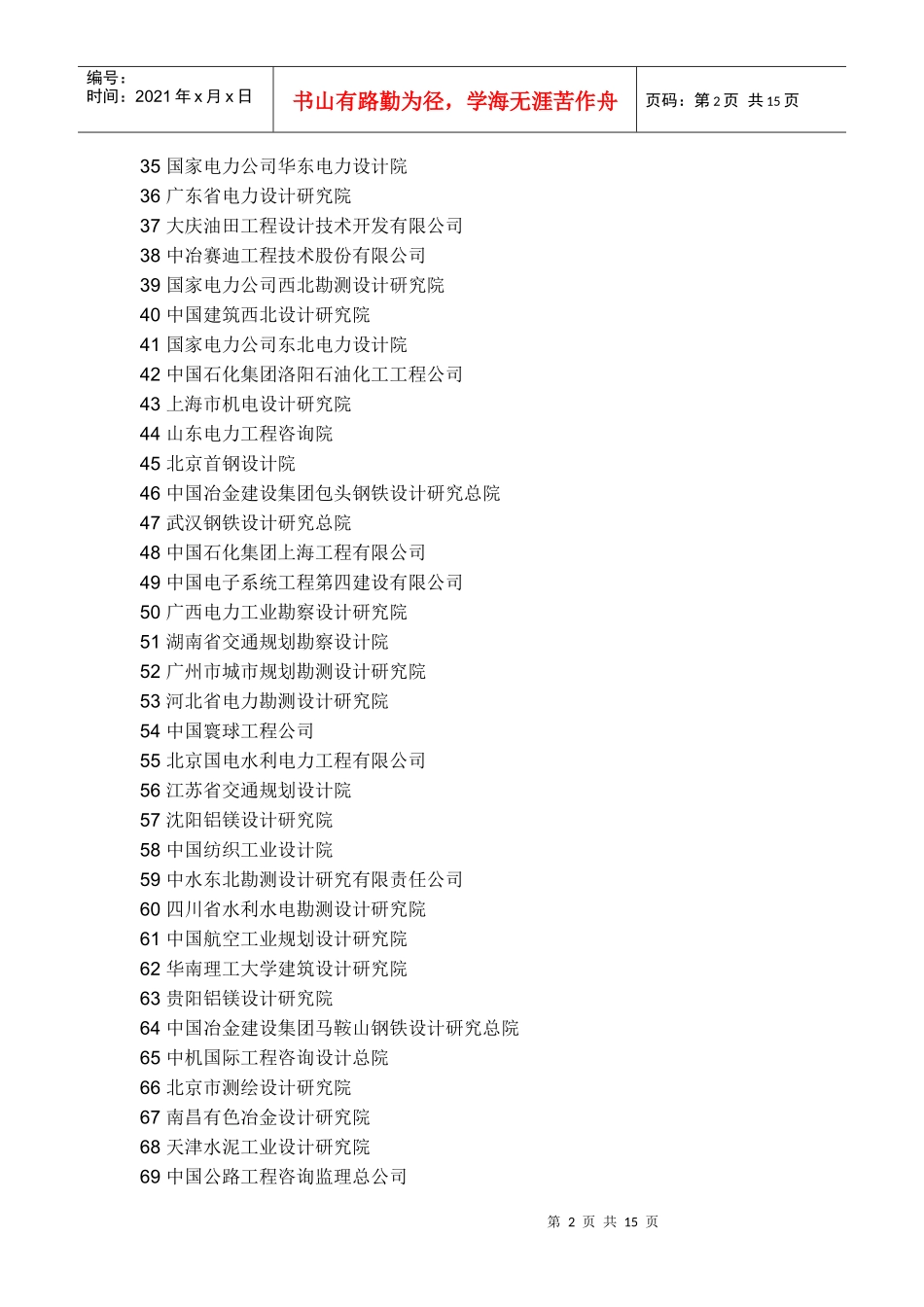 国内建筑设计研究院排名_第2页