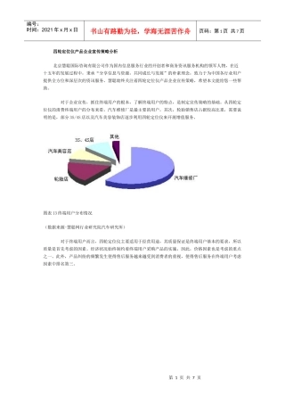 四轮定位仪产品企业宣传策略分析