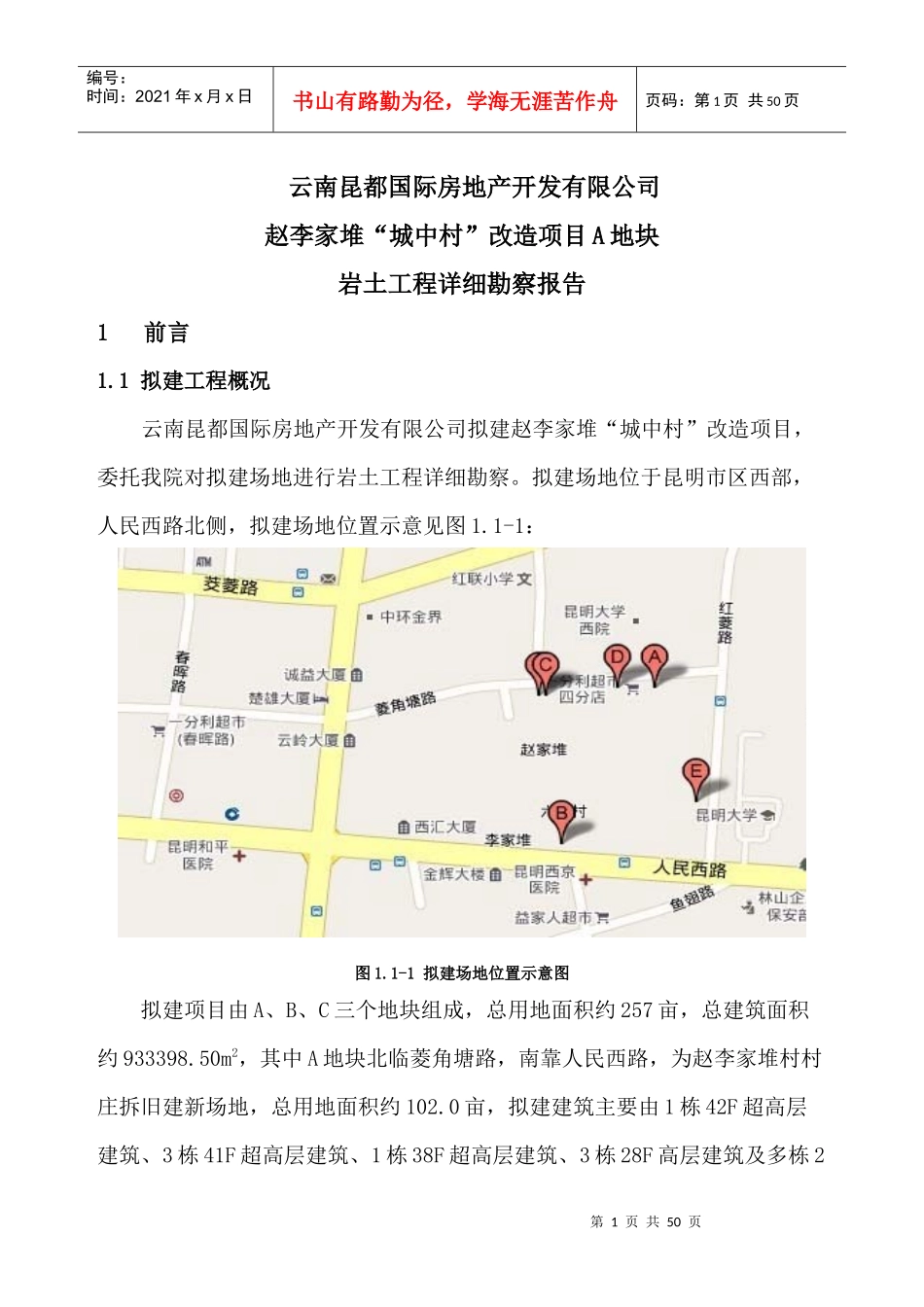 地勘报告(工程实例)_第1页