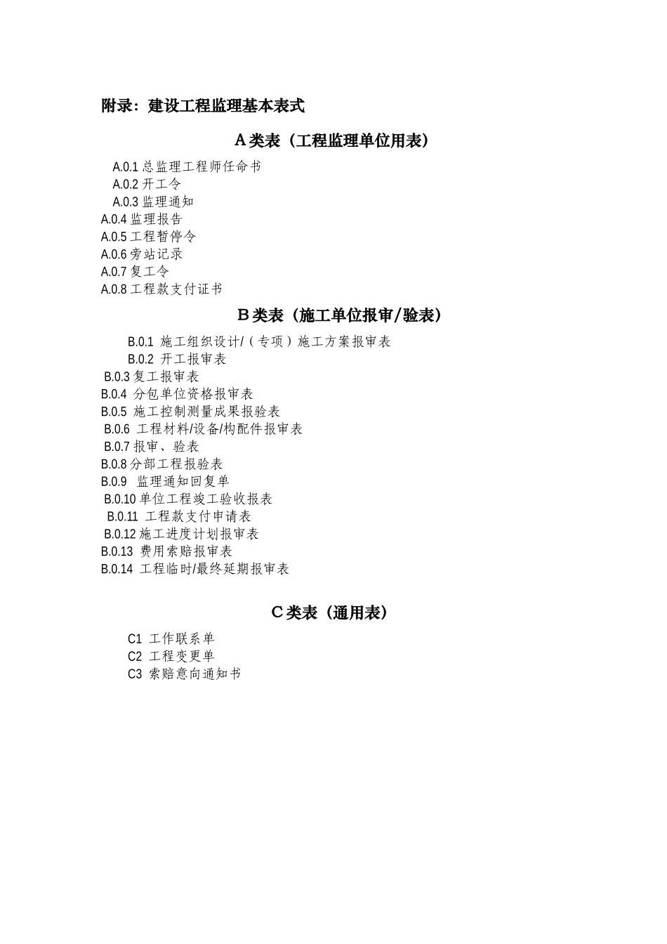 建设工程新规范基本表格应用指南_第1页