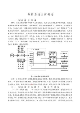 数控系统全面概述