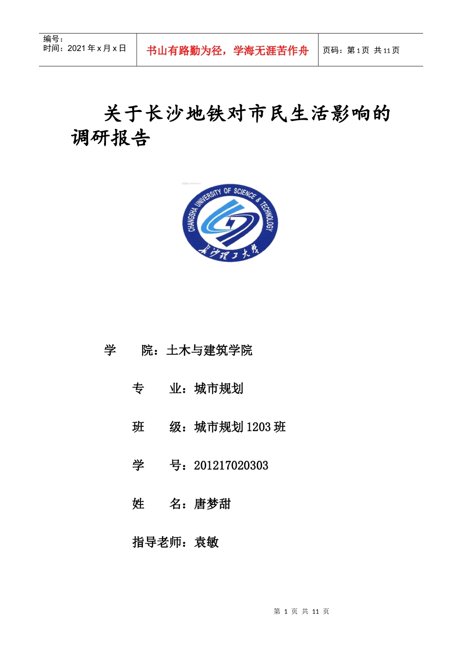 地铁调查报告_第1页