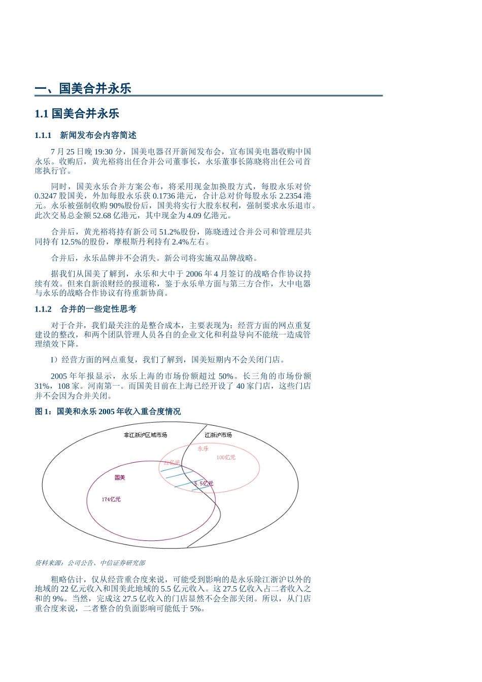 国美永乐合并对家电连锁行业的影响分析_第3页