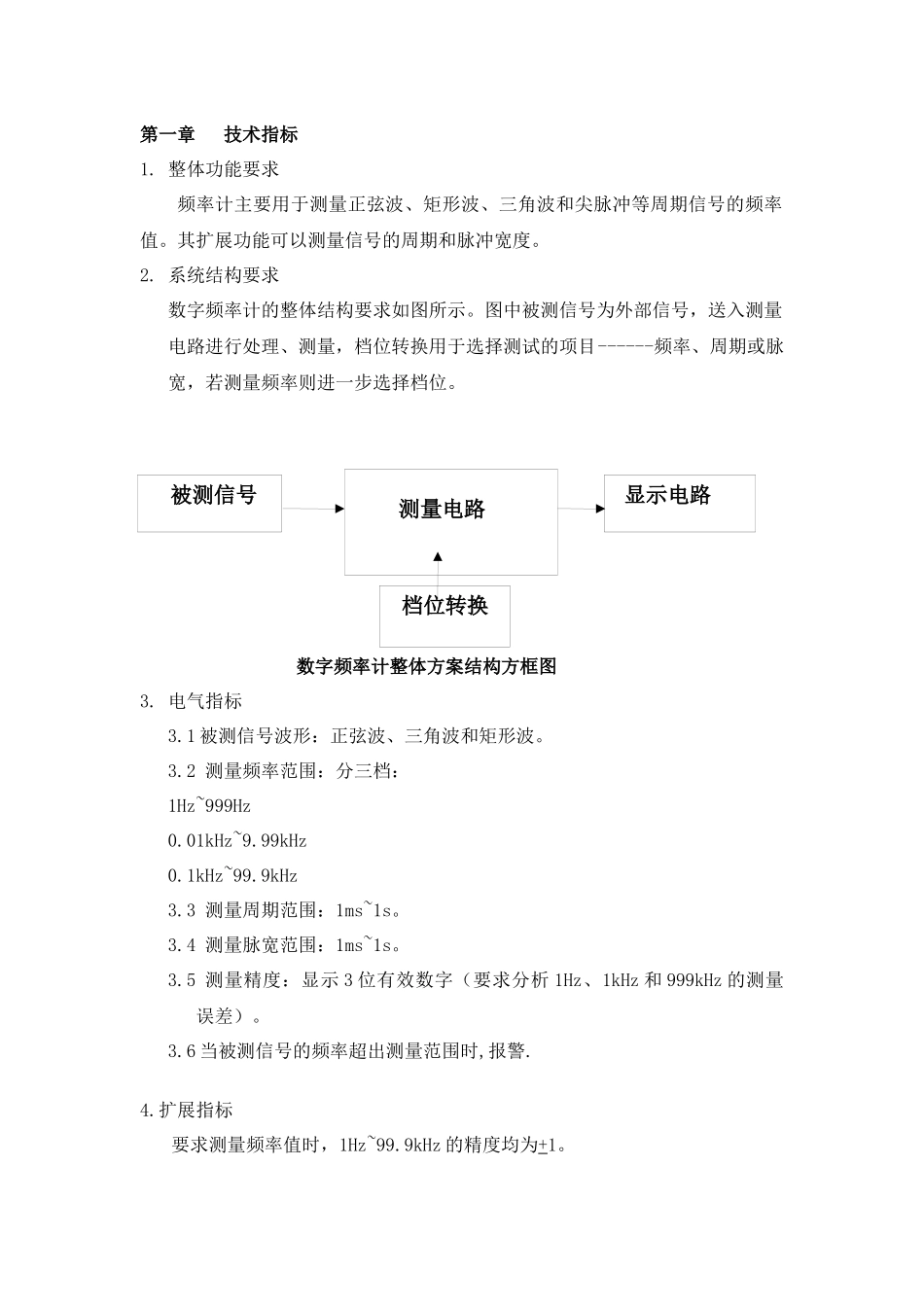 数字电子课设：数字频率计课程设计报告_第3页
