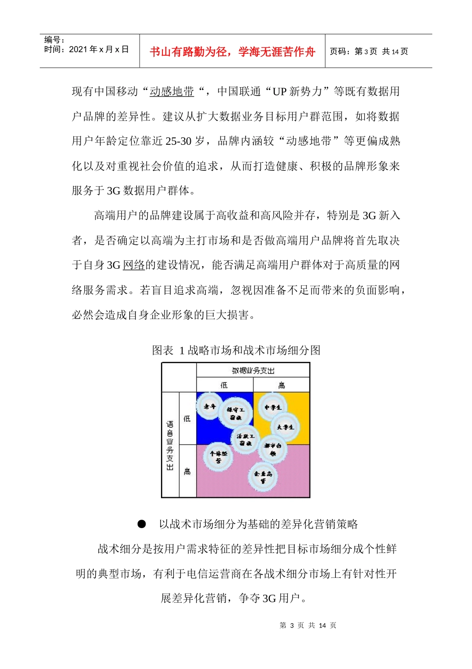 国内电信运营商3G发展策略建议_第3页