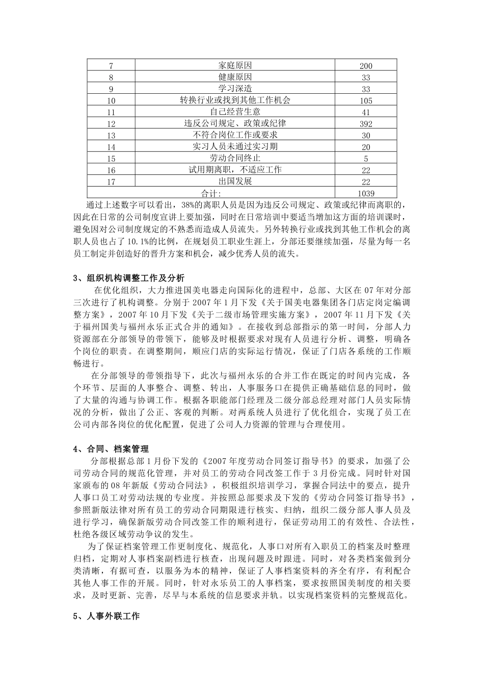 国美电器人力资源部工作总结_第2页