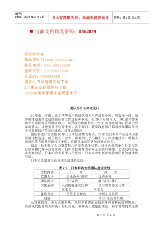 团队为何如此流行