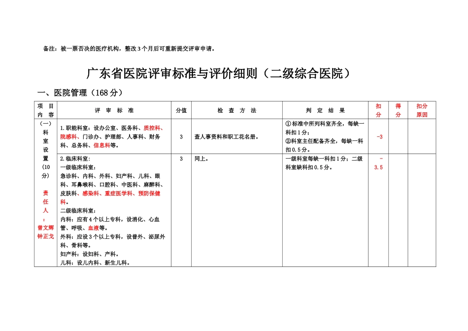 广东省医院评审标准与评价细则(终稿)_第2页