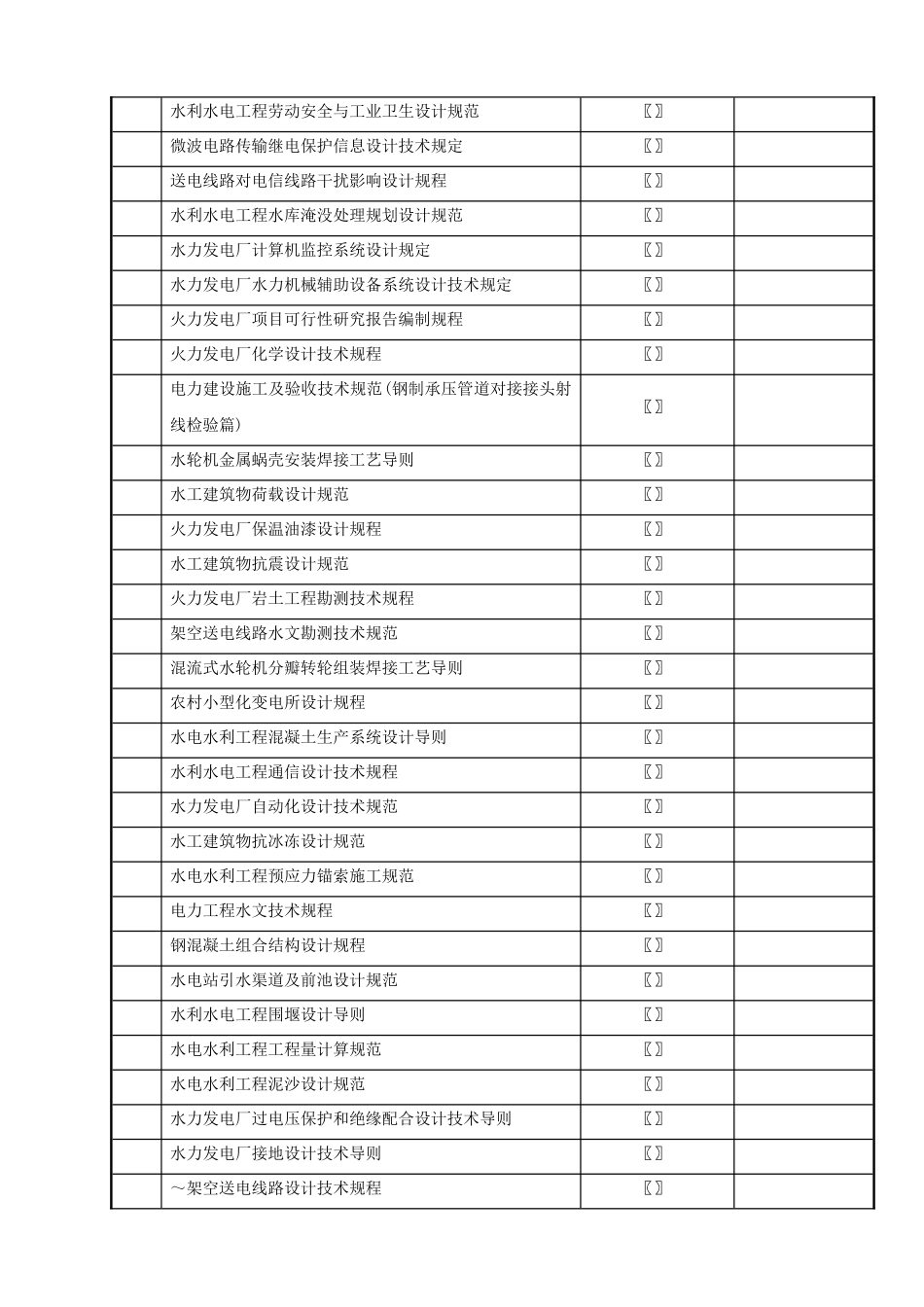 工程建设标准____工程建设行业标准____电力工程_第3页