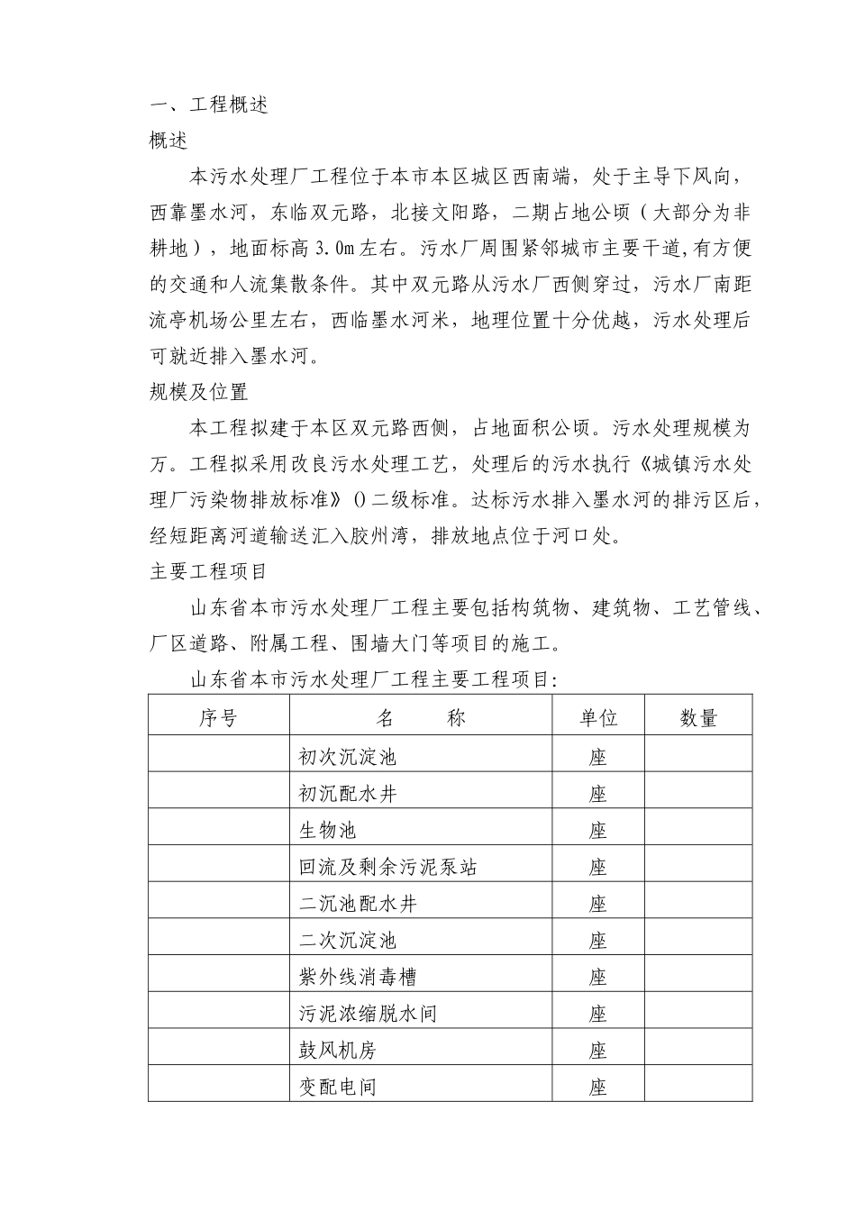 山东升某污水处理厂施工组织设计方案(124页)_第2页