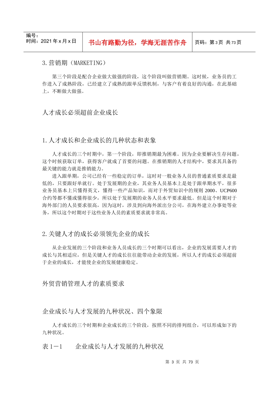 外贸营销实战教程--工作总结汇报_第3页