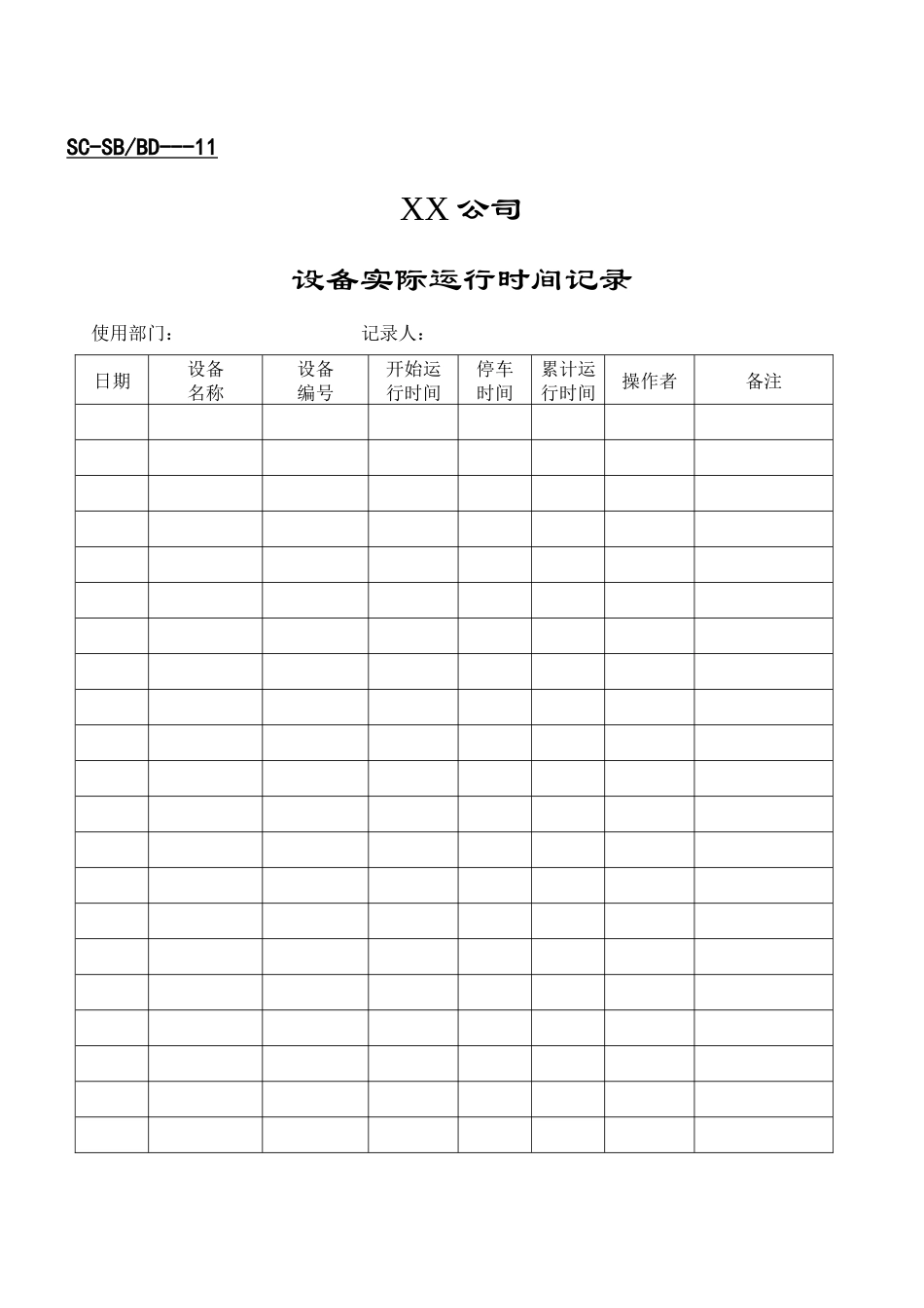 备品、备件月度常用量表_第3页