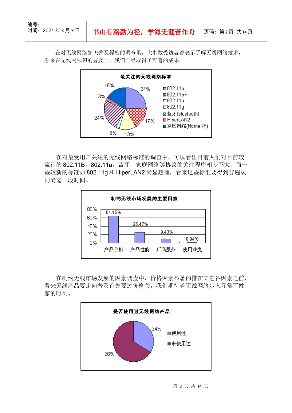 天极无线网络产品调查报告_第2页