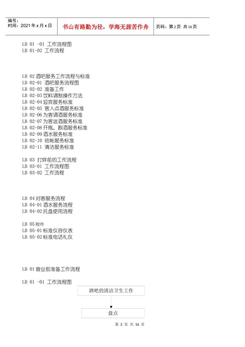 大堂吧流程标准(1)_第2页