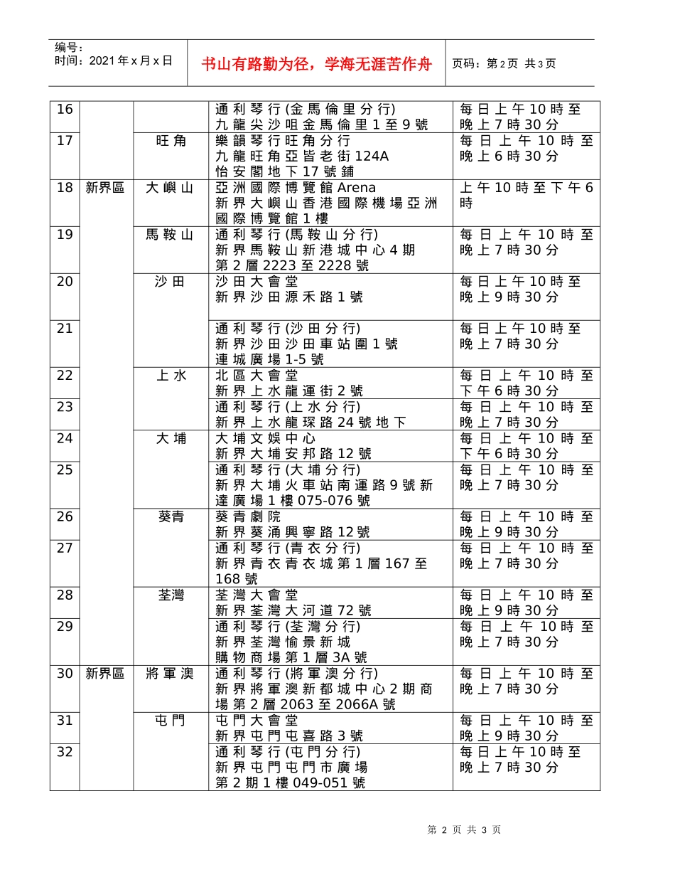 城市电脑售票网售票处地点及时间_第2页