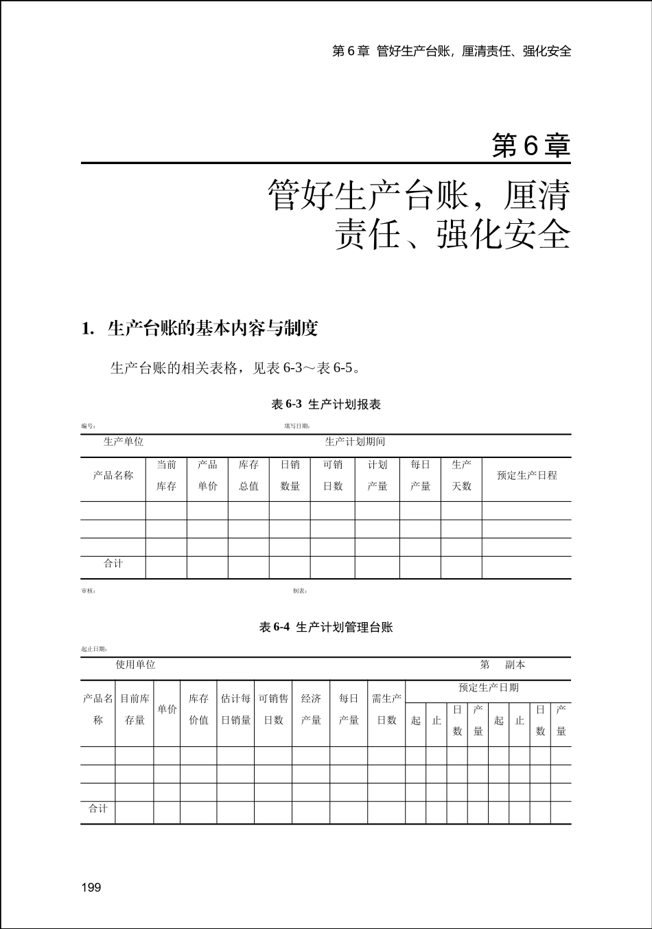 大中企业管理制度--管好生产台账厘清责任、强化安全_第1页