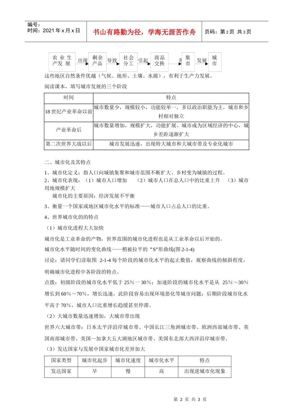 城市发展与城市化_第2页