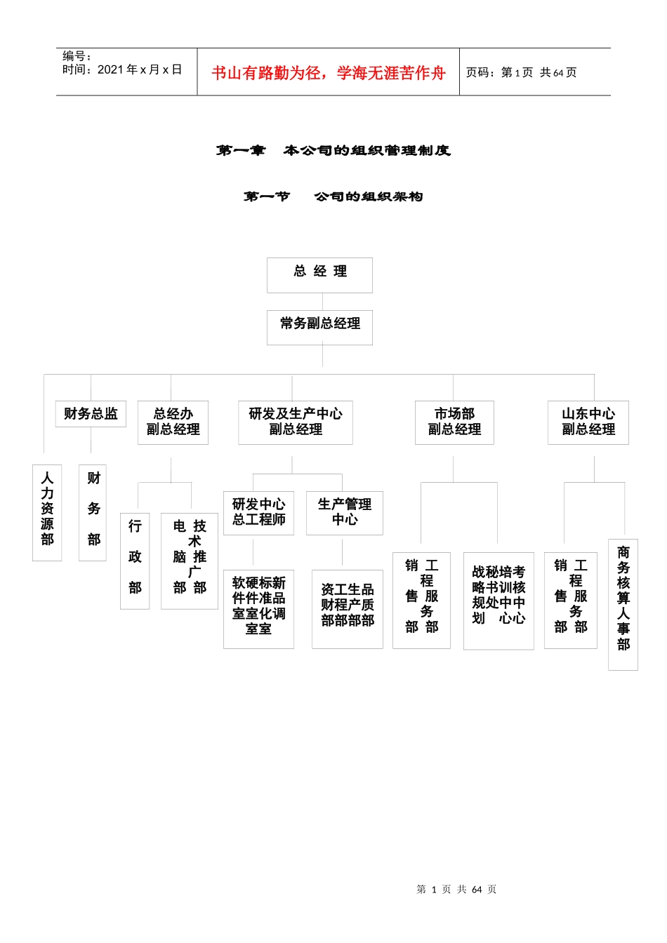 大型IT企业组织管理制度_第1页