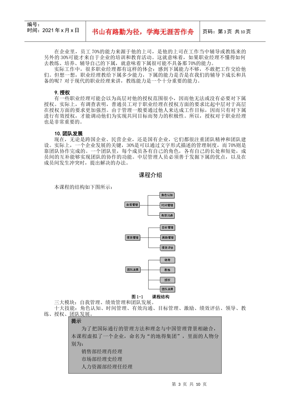 培养经理人的管理素养_第3页